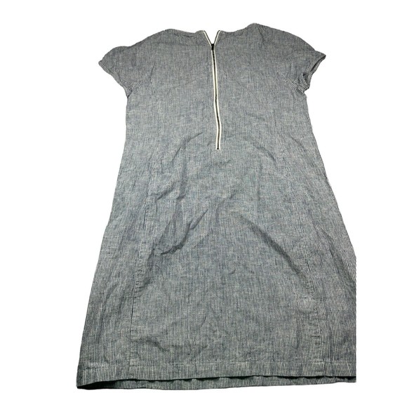 Eileen Fisher Size PP‎ (2P-4P) Hemp & Organic Cotton Stripe Dress Short Sleeves - Picture 2 of 7